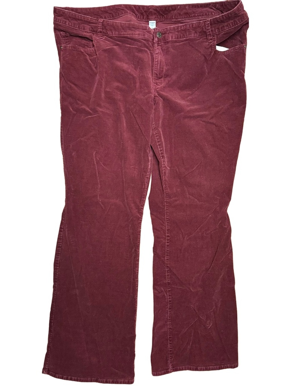 Old Navy Women’s Red Corduroy Pants - Plus Size - 24